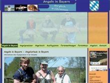 Tablet Screenshot of bayern-angeln.de